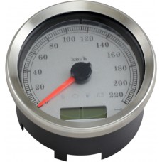 DRAG SPECIALTIES 83101S SPEEDOMETER SLVR KPH XL 2210-0461