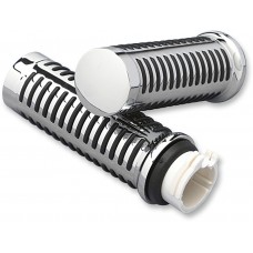 DRAG SPECIALTIES BWC-G3-BC3 CHRME GRIPS 4 ORING 73-17 DS-243186