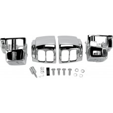 DRAG SPECIALTIES H07-0785 Chrome Switch Housing for '08 - '13 FLHX 0616-0131