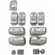 DRAG SPECIALTIES H18-0350CO-C Chrome Switch Caps for '14 - '19 FLT 0610-0807