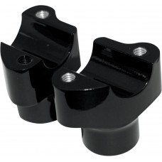 DRAG SPECIALTIES RISERS BUFFALO 1.5" BLK 0602-0350