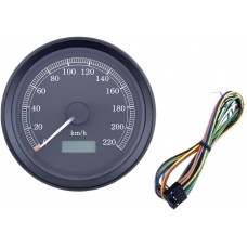 DRAG SPECIALTIES T21-69A4BBDSR SPEEDOMETER UNIV 3.37"KPH 2210-0503