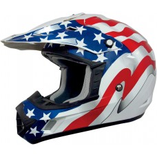 AFX HELMET FX17 FLAG WHT XXL 0110-2379