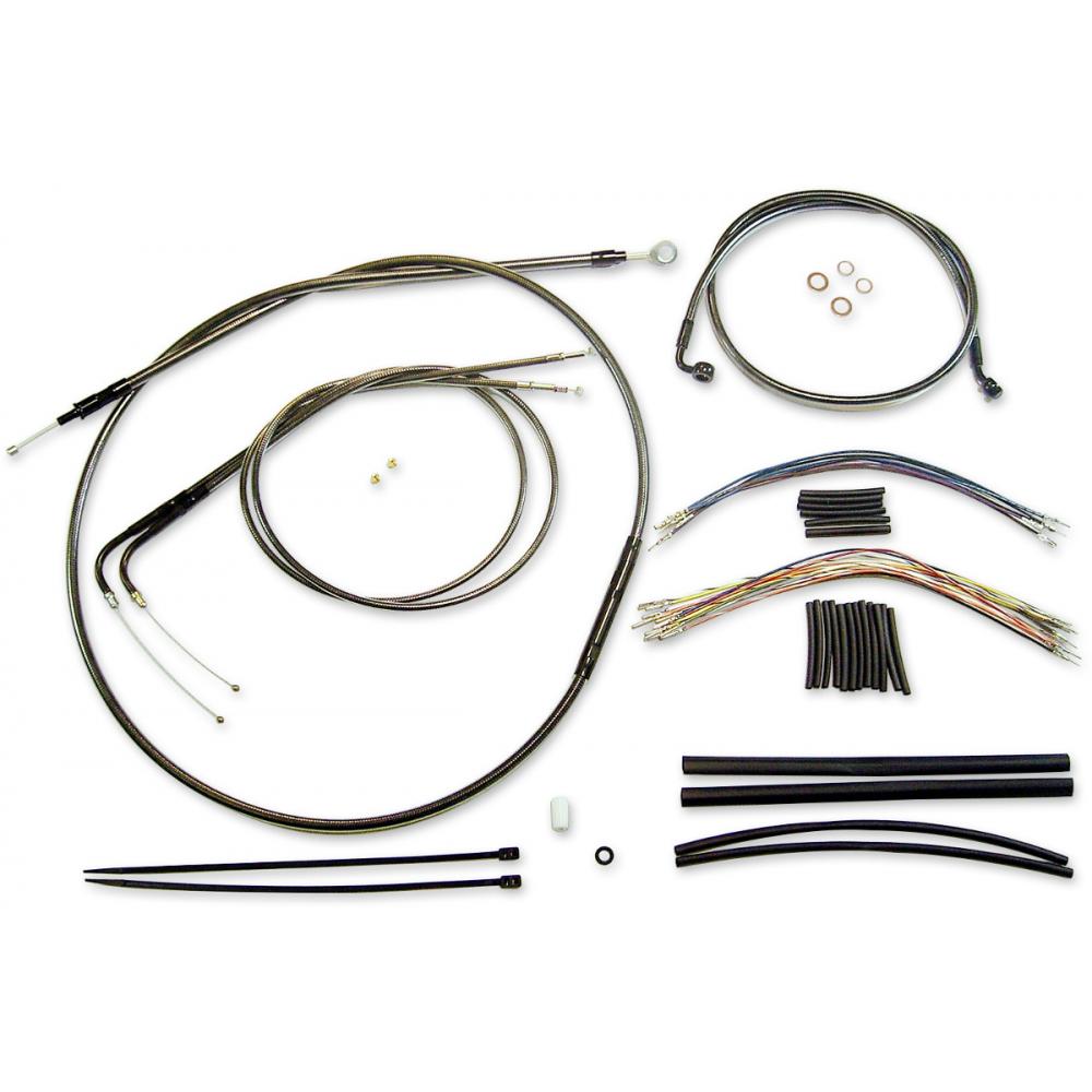MAGNUM 487701 Black Pearl Control Cable Kit 0662-0133 | Vital V-Twin Cycles