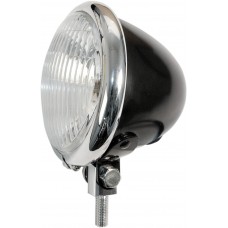 EMGO 66-84121BC S/LAMP SHELL 4.5" BLK/CHR 2001-1450