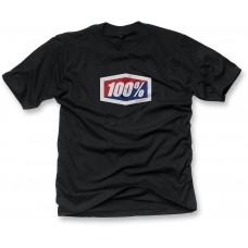 100% 32017-001-12 Official T-Shirt - Black - Large 3030-10069