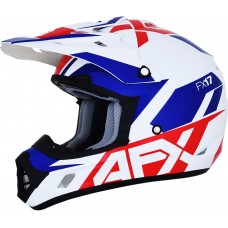 AFX HELMET FX17 RED/WH/BL MD 0110-6480