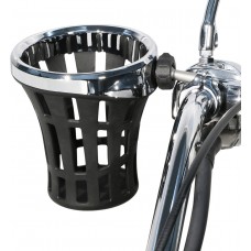 CIRO 50814 Chrome Drink Holder for 1-1/4" Handlebars 0636-0166