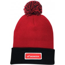 FACTORY EFFEX-APPAREL 23-86302 BEANIE W/POM HON RD/BK 2501-3262