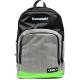 FACTORY EFFEX-APPAREL 23-89110 Kawasaki Standard Backpack - Black/Gray/Green 3517-0475