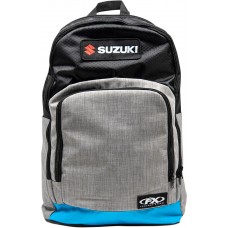 FACTORY EFFEX-APPAREL 23-89410 Suzuki Standard Backpack - Black/Gray/Blue 3517-0476
