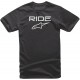 ALPINESTARS (CASUALS) 103872000-1020L Ride 2.0 T-Shirt - Black/White - Large 3030-16706