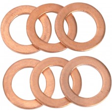 GOODRIDGE P44518-6 Crush Washer - 7/16" - 6 Pack 44518-6