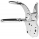 HAWG HALTERS FCK-F14CE-FR Forward Control - '14 FLH - Chrome - Extended - Folding Rubber Inlay Pegs - Solid Lever 1622-0544