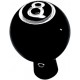 JOKER MACHINE 2-1959 Black Eight Ball Choke Knob 0657-0011