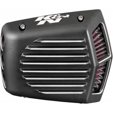 K & N RK-3955 INTAKE KIT SHAKER BLK 1010-2290