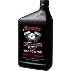KLOTZ OIL V-Twin Synthetic Engine Oil - 20W50 - 1 US quart KH-2050