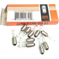 K&S TECHNOLOGIES 25-7507P 10 Pack Replacement Bulbs 2060-0713