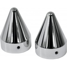 LA CHOPPERS LA-7811-00 AXLE CAPS SPIKE CHR 0214-0652