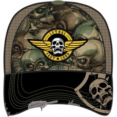 LETHAL THREAT HT82017 HAT SNAP ARMY SKULL CAM0 2501-2844