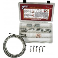 MAGNUM 399005 BYO Brake Line Basic Builder Kit - Chrome 1741-4462