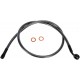 MAGNUM AS47934 Black Pearl Brake Line - Front - 34" 1741-3719