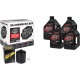 MAXIMA RACING OIL 90-119014PB Quick Change Twin Cam Synthetic 20W-50 Oil Change Kit - Black Filter 3601-0724