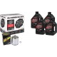 MAXIMA RACING OIL 90-119014PC Quick Change Twin Cam Synthetic 20W-50 Oil Change Kit - Chrome Filter 3601-0725