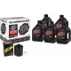MAXIMA RACING OIL 90-129015PB Quick Change Milwaukee-Eight Synthetic 20W-50 Oil Change Kit - Black Filter 3601-0722