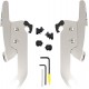 MEMPHIS SHADES HD MEK2051 Fats/Slim Winshield Trigger Lock Complete Mount Kit - Polished - FLSL 2320-0252