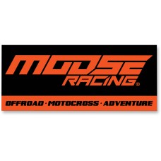 MOOSE RACING SOFT-GOODS Track Banner - 7' - Black 9905-0066