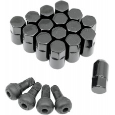 MOOSE UTILITY DIVISION SP300MO201B LUG NUT 3/8 BLACK 16PK 0232-0206