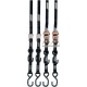 MOOSE UTILITY DIVISION TIE DOWN QUAD PACK BLK 3920-0300