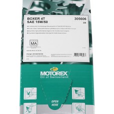 MOTOREX 196063 4T Boxer Oil 15W50 - 20 L 3601-0643