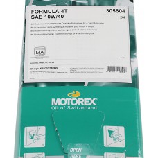 MOTOREX 196621 Formula Synthetic Blend 4T Engine Oil - 10W40 - 20 L 3601-0648