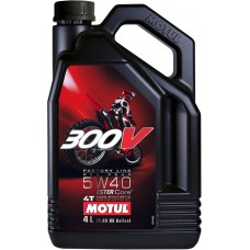 MOTUL 104135 300V Offroad Synthetic Oil - 5W-40 - 4 L 3601-0287