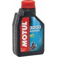 MOTUL 107318 3000 Mineral 4T Engine Oil - 20W50 1 US Qt MOT31
