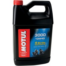 MOTUL 107693 3000 Mineral 4T Engine Oil - 10W40 - 1 US gal MOT39