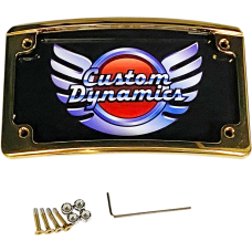 CUSTOM DYNAMICS LPF-RAD-G-LP FRAME LICENSE LED GOLD 2030-1595