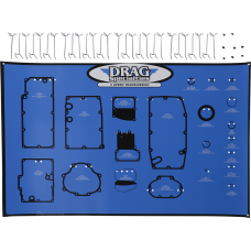 DRAG SPECIALTIES BOARD GASKET 6SP BT TRAN 0934-6983