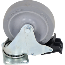 EAZYMOVE PWC-WHBRK WHEEL 5" CASTER W-BRAKE 4101-0392