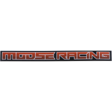 MOOSE RACING SOFT-GOODS DECAL MOOSE CORP 6" OR/WH 4320-2410