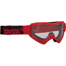 MOOSE RACING SOFT-GOODS GOGGL QUALFR AGROID RED 2601-2654