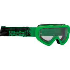 MOOSE RACING SOFT-GOODS GOGGL YT QAL AGROID GREEN 2601-2662