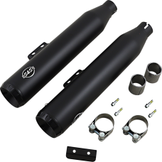 S&amp;S CYCLE 550-0754B MUFFLER BLK GN 50S M8 ST 1801-1476