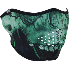 ZAN HEADGEAR WNFM452H HALF MASK CYBER SKULL 2503-0432