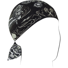 ZAN HEADGEAR Z712 FLYDANNA COTN BIKER SKULL 2504-0510