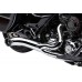 Cobra 6270-1 Turn Out 2-into-1 Exhaust System - Chrome 1800-2552
