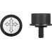 Figurati Designs FD41-SEAT KN-BK Seat Mounting Knob - Black - Cross 0820-0186