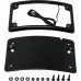 Kodlin Motorcycle KUS20200 License Plate Kit - Universal - Black 2030-2162